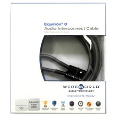 와이어월드 서브우퍼 케이블 8m, Equinox 8, 1개 가전디지털/TV/영상가전 반품 최저가 125,480원