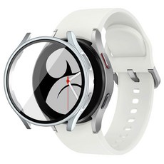 디씨네트워크 강화유리 풀커버 스마트워치 케이스 40mm, 실버, 1개 가전디지털/태블릿PC 반품 최저가 3,460원