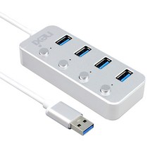 넥시 USB3.0 4포트 무저원 허브 NX-UH3004S, 1개 가전디지털/PC부품 반품 최저가 10,320원