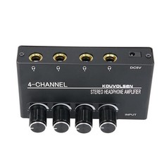 컴스 4채널 스테레오 오디오 분배 헤드폰 앰프, BF255, 혼합색상 가전디지털/음향기기 반품 최저가 23,460원