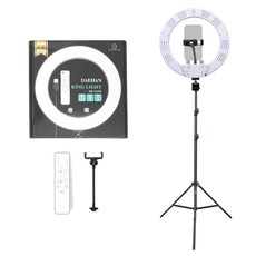 대한 유튜브 1인 틱톡 방송 촬영 반영구 뷰티 네일 조명 링라이트 + 슈퍼 스탠드 삼각대 세트, 1세트, DH-U250(링라이트 화이트), ST-7023(슈퍼 스탠드) 가전디지털/카메라 반품 최저가 34,560원