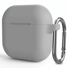 구스페리 에어팟4세대 스무디 실리콘 카라비너 케이스, 그레이, 1개 undefined/undefined 반품 최저가 5,100원