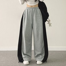 여성용 뮤즈 배색 와이드 트레이닝 밴딩 팬츠 패션의류/잡화/여성패션 반품 최저가 15,900원