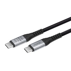 모락 C타입-C타입 크로크 USB3.2 Gen2x2 PD 100W 고속충전 케이블, 메탈 그레이, 1개, 1m 가전디지털/차량용 디지털 반품 최저가 5,370원