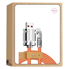 일상HO감 초고속충전 C타입 120W USB변환젠더 180도회전 스마트폰 데이터전송 퀵차지 실리콘 PD케이블, 혼합색상, 1개, 2m 가전디지털/휴대폰 액세서리 반품 최저가 5,600원