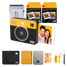 코닥 미니샷3 레트로 즉석카메라 C300R + 카트리지 + 액세서리 세트, C300R(옐로우), 1세트 가전디지털/카메라 반품 최저가 185,300원