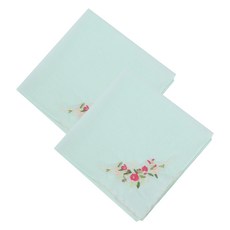 마더브띠 여성용 예쁜 꽃 자수 손수건 2p 패션의류/잡화/여성패션 반품 최저가 7,600원