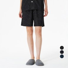 JAJU 남녀공용 스트라이프 5부 파자마 팬츠 패션의류/잡화/속옷/잠옷 반품 최저가 19,900원