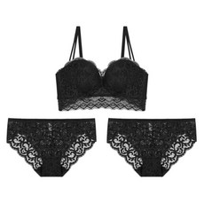 3종 왕뽕 크로쉐레이스 모아주고 올려주는 브라 1p + 팬티 2p 세트 패션의류/잡화/속옷/잠옷 반품 최저가 15,000원