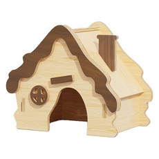 랜보어 햄스터 포레스트 빌리지 하우스 M, 우드, 1개 반려동물용품/소동물/가축용품 반품 최저가 7,800원