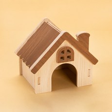 랜보어 햄스터 숲속 하우스 S, 우드, 1개 반려동물용품/소동물/가축용품 반품 최저가 11,800원