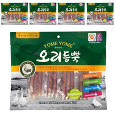 YomeYome 강아지 간식, 오리 먼치 사사미, 400g, 5개 반려동물용품/강아지 간식 반품 최저가 15,790원