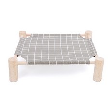 자이언 강아지 고양이 원목 이동식 해먹침대, 체크그레이, 1개 반려동물용품/강아지 용품 반품 최저가 5,460원