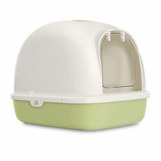 페이크웨이 톰캣후드형 고양이 화장실, Matcha, 1개 반려동물용품/고양이 용품 반품 최저가 18,720원