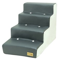 퍼니데코 프리미엄 가죽 강아지계단, 그레이, 1개 undefined/undefined 반품 최저가 37,830원