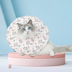 랜보어 반려동물 패턴 방수 넥카라, 핑크, 1개 반려동물용품/고양이 용품 반품 최저가 7,540원