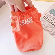 코코스튜디오 강아지 데일리 코코 트레이닝 나시, 오렌지, 1개 반려동물용품/강아지 용품 반품 최저가 5,240원