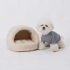 레드퍼피 반려동물 윌라 동글이 하우스, 아이보리, 1개 반려동물용품/강아지 용품 반품 최저가 12,750원