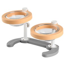 리틀팩토리 반려동물 유리 식기 밥그릇 2구 기본형, 옐로우, 1개 반려동물용품/강아지 용품 반품 최저가 44,590원