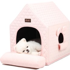 초코펫하우스 반려동물 에브리데이 쿠션하우스 3.0, 핑크, 1개 반려동물용품/강아지 용품 반품 최저가 34,380원