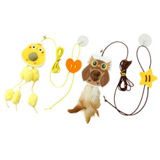 로위드 고양이 셀프 놀이 모빌 낚싯대 2종 세트, 병아리, 부엉이, 1개 반려동물용품/고양이 용품 반품 최저가 3,460원