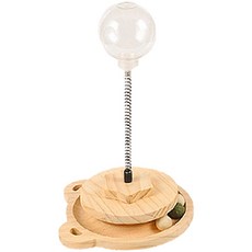 김멍냥 고양이 원목 간식 헌팅 토이 볼, 곰돌이, 1개 반려동물용품/고양이 용품 반품 최저가 7,820원