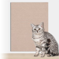 마아 고양이 벽 수직 리폼 잘라쓰는 부착식 스티커형 카페트 스크래쳐, 베이지, 1개 반려동물용품/고양이 용품 반품 최저가 8,400원