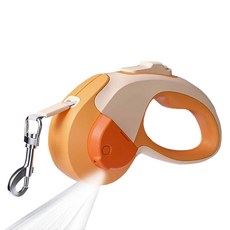 코믈리 강아지 꼬임방지 강아지 자동 LED 리드줄, LED있음, 오렌지, 1개 반려동물용품/펫티켓 산책용품 반품 최저가 10,690원