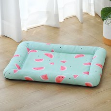 파스텔펫 반려동물용 패턴 방수 쿨매트, 그린, 1개 반려동물용품/강아지 용품 반품 최저가 9,800원