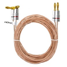 HDTOP 국산 꺾임 바나나 TO 바나나 GGUK 50C 스피커 케이블, HT-TP068-10M, 혼합색상, 1개 가전디지털/음향기기 반품 최저가 33,410원