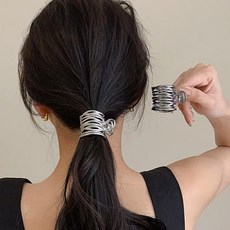 워더미 실버 풀 메탈 미들 사이즈 포니테일 집게핀 2종 세트 F564 패션의류/잡화/여성패션 반품 최저가 4,760원