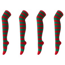 알로데 여성용 와이드 단가라 파티용 하이 니삭스 4켤레 세트 패션의류/잡화/여성패션 반품 최저가 11,700원