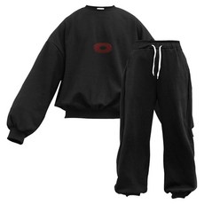 이지스튜디오 W 스트롱코튼 메일스톰 벌룬핏 맨투맨 + 조거 팬츠 트레이닝세트 패션의류/잡화/남녀 공용 의류 반품 최저가 32,170원