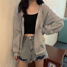 구디프 여성용 캐주얼 루즈핏 후드집업 패션의류/잡화/여성패션 반품 최저가 11,210원