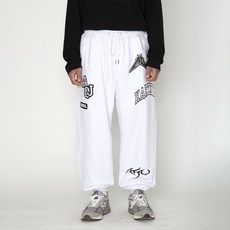 아조바이아조 Total Logo Sweat Pants AJ224PT006WH 패션의류/잡화/남녀 공용 의류 반품 최저가 54,000원