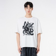 모즈모즈 남녀공용 브러시로고 더블 위브 반팔 티셔츠 패션의류/잡화/남녀 공용 의류 반품 최저가 8,440원