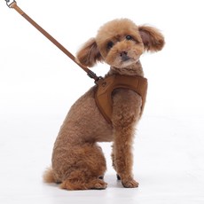 펫줄앤코 반려동물 이지 클립 하네스 X형 가슴줄, 1개, 브라운 반려동물용품/강아지 용품 반품 최저가 16,000원