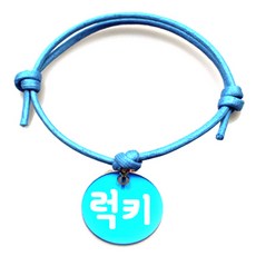펫츠룩 굿모닝 블루 반려동물 목걸이 M + 알미늄원형 팬던트 M, 블루(럭키), 1개 반려동물용품/펫티켓 산책용품 반품 최저가 2,500원