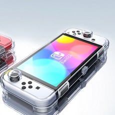 호후 닌텐도 스위치 OLED 풀커버 하드 케이스 커버 스위치쉴드 일반형, 투명, 1개 가전디지털/게임 반품 최저가 9,820원