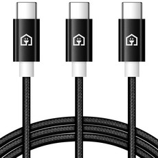 홈플래닛 C타입 패브릭 고속충전 케이블, 블랙, 3개, 3m 가전디지털/차량용 디지털 반품 최저가 6,410원