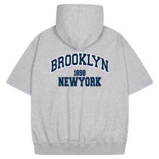 일루소 WD 특양면 오버핏 앞뒤 1898뉴욕 반팔 후드티 패션의류/잡화/남성패션 반품 최저가 16,350원