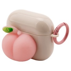 구스페리 디자인 에어팟 케이스 에어팟4세대, 말랑복숭아, 1개 undefined/undefined 반품 최저가 5,320원