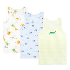 메이키즈 남아용 사파리크로커 모달 런닝 3종 세트 패션의류/잡화/유아동패션 반품 최저가 16,380원