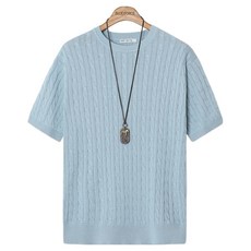 블루포스 남성용 티델로 쿨 니트 기본 라운드 반팔 티셔츠 패션의류/잡화/남성패션 반품 최저가 11,920원