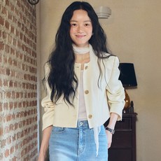 유어네임히얼 여성용 크롭이 트위드 재킷 패션의류/잡화/여성패션 반품 최저가 89,470원