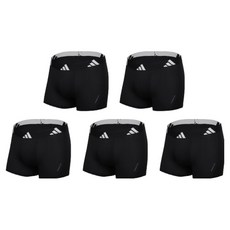 아디다스 남성용 시그니처 드로즈 팬티 5종 세트 패션의류/잡화/속옷/잠옷 반품 최저가 49,500원