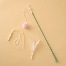 누리펫 고양이 3in1 고탄력 낚시대 장난감 세트, 랜덤발송, 1세트 반려동물용품/고양이 용품 반품 최저가 5,170원