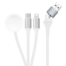 하이디 3 IN 2 갤럭시 워치 고속 충전 데이터 케이블 100W, 화이트, 1개, 1m 가전디지털/차량용 디지털 반품 최저가 15,570원