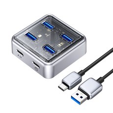 오리코 합금미학 USB 3.0 4포트 투명 USB허브 XHJ4U, 50cm, 1개 가전디지털/PC부품 반품 최저가 15,630원
