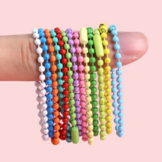 경이상점 팔레트 컬러 군번줄 12cm x 2mm 100p 패션의류/잡화/남성패션 반품 최저가 6,600원